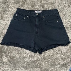 Black VS Pink Jean Shorts